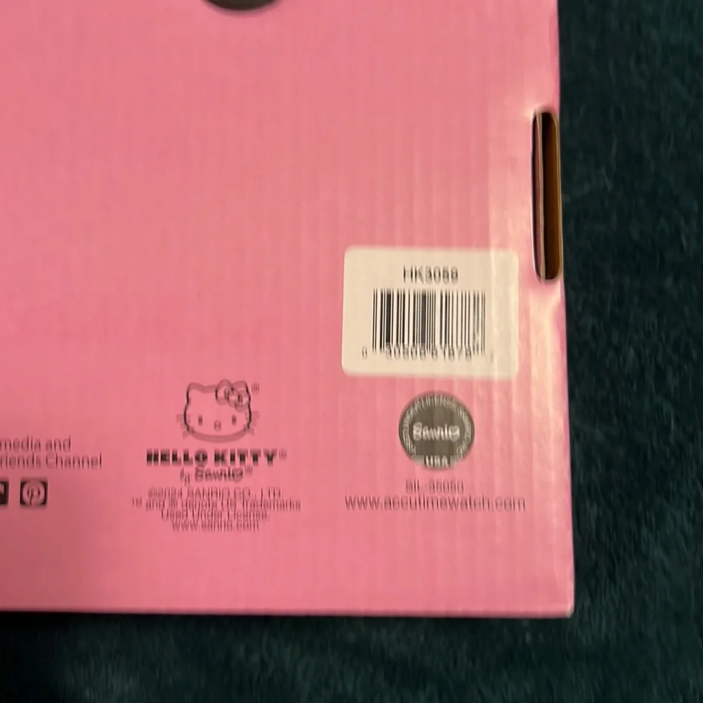 Hello Kitty 10” wall clock, New in original packaging